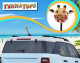 Tenna Tops "Gracie" the Giraffe Car Antenna Topper - Thick Fat Antenna Fit
