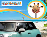 Tenna Tops "Gracie" the Giraffe Car Antenna Topper - Thick Fat Antenna Fit
