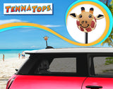 Tenna Tops "Gracie" the Giraffe Car Antenna Topper - Thick Fat Antenna Fit