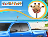 Tenna Tops "Gracie" the Giraffe Car Antenna Topper - Thick Fat Antenna Fit