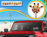 Tenna Tops "Gracie" the Giraffe Car Antenna Topper - Thin Antenna Fit
