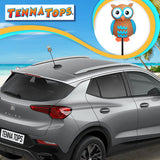 Tenna Tops Blue Owl Car Antenna Topper - Thin Antenna Fit