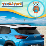 Tenna Tops Blue Owl Car Antenna Topper - Thin Antenna Fit