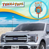 Tenna Tops Blue Owl Car Antenna Topper - Thin Antenna Fit