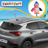 Tenna Tops Penguin Car Antenna Topper (Pink/Blue)