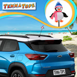 Tenna Tops Penguin Car Antenna Topper (Pink/Blue)