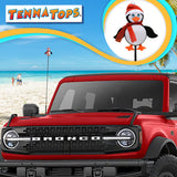 Tenna Tops Cute Penguin Car Antenna Topper (Red)