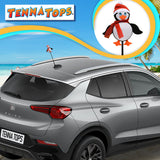 Tenna Tops Cute Penguin Car Antenna Topper (Red)