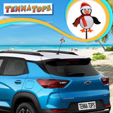 Tenna Tops Cute Penguin Car Antenna Topper (Red)