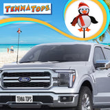 Tenna Tops Cute Penguin Car Antenna Topper (Red)
