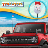 Tenna Tops Jolly Santa Claus Car Antenna Topper
