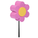 Tenna Tops Pink Daisy Yellow Center Car Antenna Topper - Thin Antenna Fit