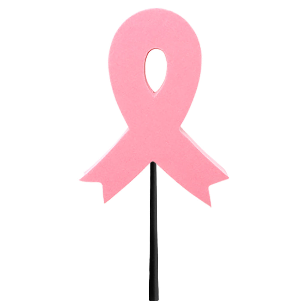 HappyBalls Pink Awareness Ribbon Car Antenna Topper - Thin Antenna Fit