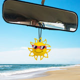 Coolballs California Sunshine Car Antenna Topper (Red Shades) - Thin Antenna Fit