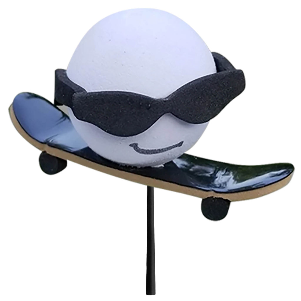 Coolballs "Cool Shred Dog" Skater Boy Car Antenna Topper - Thin Antenna Fit