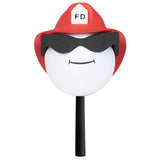 Coolballs Cool Fireman Firefighter Car Antenna Topper - Thick Antenna Fit