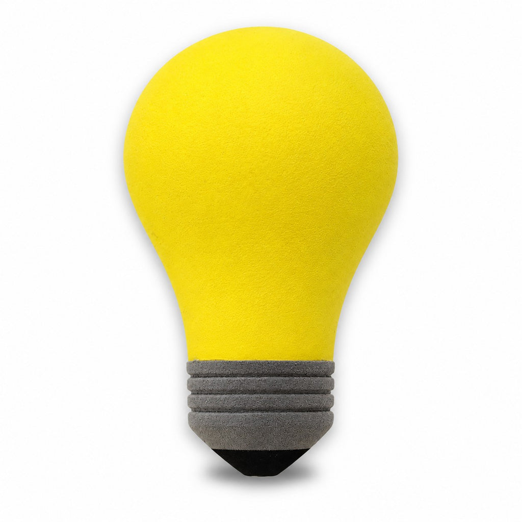 Coolballs "Bright One" Yellow Light Bulb Car Antenna Topper - Thin Antenna Fit