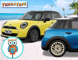 Tenna Tops Blue Owl Car Antenna Topper - Thin Antenna Fit