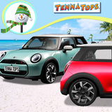 Tenna Tops Snowman Winter Hat & Scarf Car Antenna Topper (Green) - Thick Antenna Fit