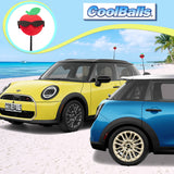Coolballs Red Apple with Sunglasses Car Antenna Topper - Thin Antenna Fit
