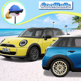 Coolballs Blonde with Blue Hat Car Antenna Topper - Thin Antenna Fit
