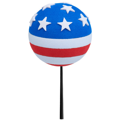 Tenna Tops USA American Patriotic Flag Car Antenna Topper - Thin Antenna Fit