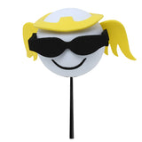 Coolballs Angel with Sunglasses Antenna Topper - Thin Antenna Fit