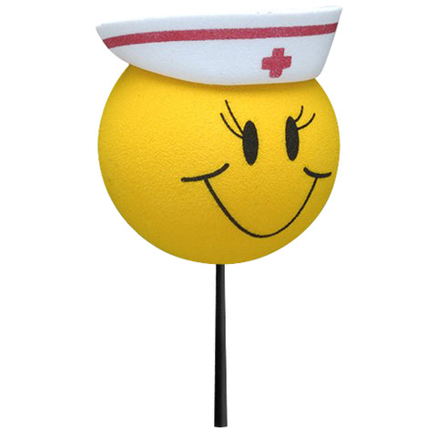 Tenna Tops Smiley Nurse Car Antenna Topper - Thin Antenna Fit