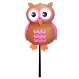 Tenna Tops Pink Owl Car Antenna Topper - Thin Antenna Fit