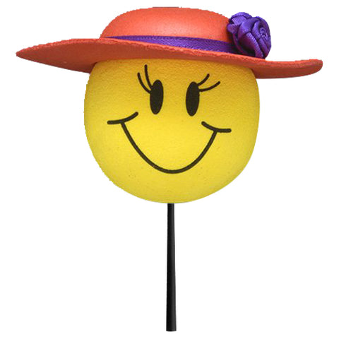 Tenna Tops Red Hat Lady Car Antenna Topper - Thin Antenna Fit