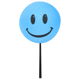 ..Tenna Tops Happy Smiley Face Car Antenna Ball (Blue) - Thin Antenna Fit