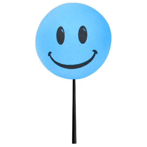 ..Tenna Tops Happy Smiley Face Car Antenna Ball (Blue) - Thin Antenna Fit