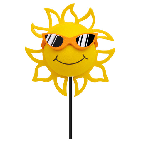 Coolballs California Sunshine Car Antenna Topper (Orange Shades) - Thin Antenna Fit