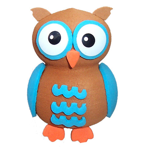 Tenna Tops Blue Owl Car Antenna Topper - Thick Antenna Fit
