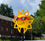Coolballs California Sunshine Car Antenna Topper (Red Shades) - Thick Fat Antenna Fit