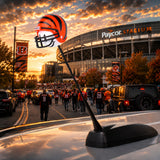 *Last One* Cincinnati Bengals Car Antenna Topper (NFL Football) - Thin Antenna Fit
