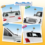 Coolballs "Cool Beanie" Cool Dude Car Antenna Topper / Mirror Dangler / Dashboard Buddy