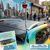 Coolballs "The Big Apple" NY Car Antenna Topper - Thin Antenna Fit