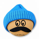 Coolballs Cool Dude Blue Beanie Hat Antenna Topper - Thin Antenna Fit