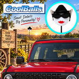 Coolballs Cowgirl Car Antenna Topper - Thin Antenna Fit