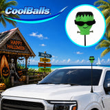 Coolballs Cool Franky Car Antenna Topper - Thin Antenna Fit