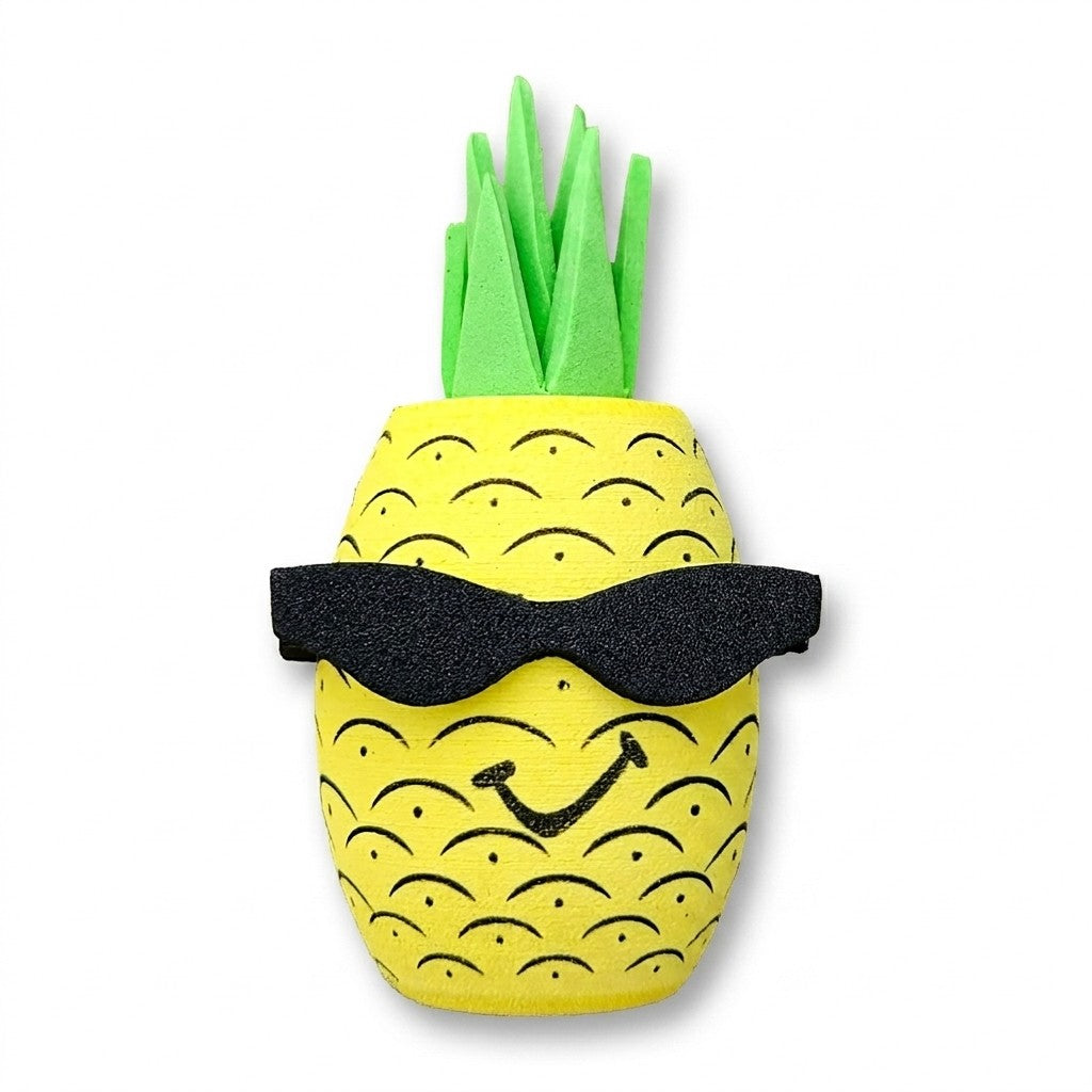 *New* Coolballs Hala Kahiki Pineapple Car Antenna Topper - Thin Antenna Fit