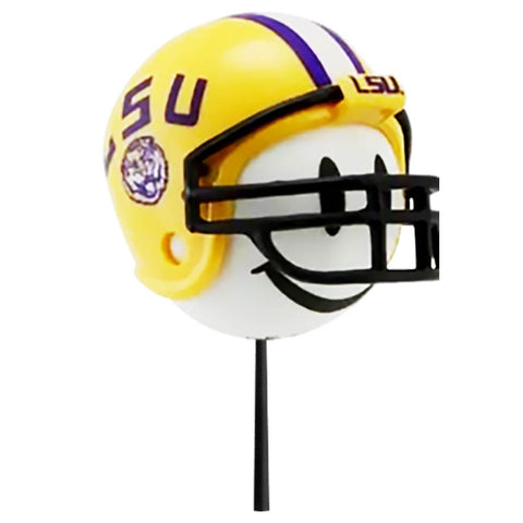 LSU Tigers Helmet Head Car Antenna Topper (College Football) - Thin Antenna Fit