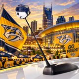 Rare 2000's Nashville Predators Car Antenna Topper (NHL Hockey) - Thin Antenna Fit