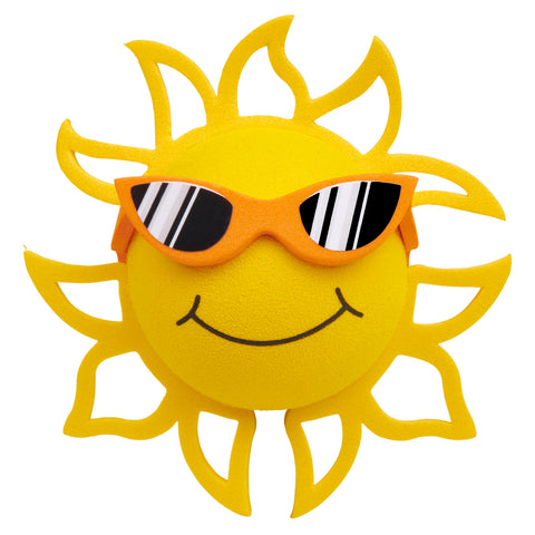 Coolballs California Sunshine Car Antenna Topper (Orange Shades) - Thick Antenna Fit