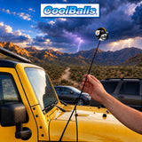 Pittsburgh Steelers Car Antenna Topper (NFL Football) - Thin Antenna Fit