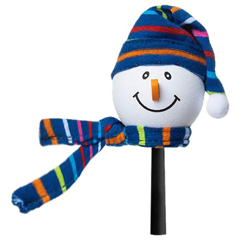 Tenna Tops Snowman Winter Hat & Scarf Car Antenna Topper (Blue) - Thick Antenna Fit