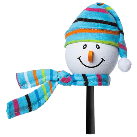 Tenna Tops Snowman Winter Hat & Scarf Car Antenna Topper (Baby Blue) - Thick Antenna Fit