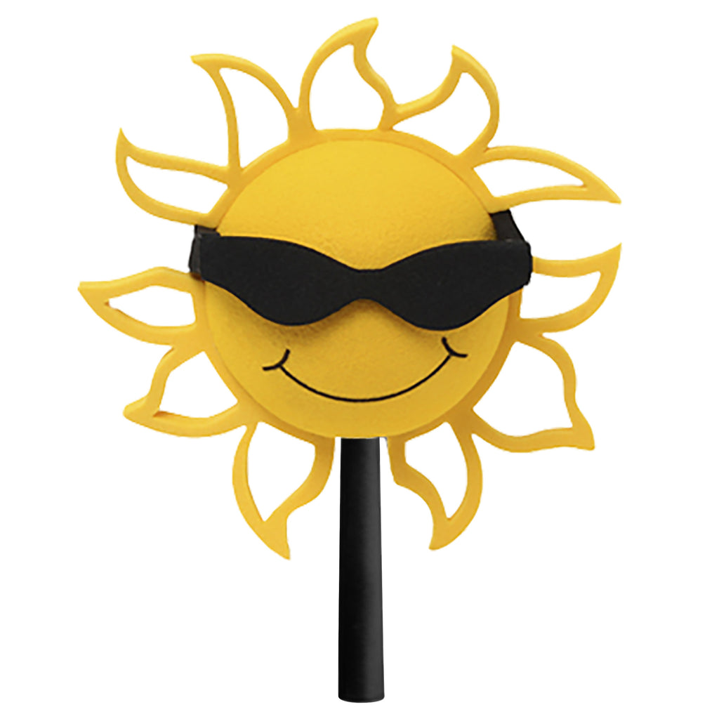 Coolballs California Sunshine Car Antenna Topper (Black Shades) - Thick Fat Antenna Fit