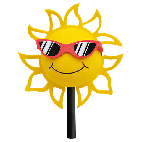 Coolballs California Sunshine Car Antenna Topper (Red Shades) - Thick Fat Antenna Fit